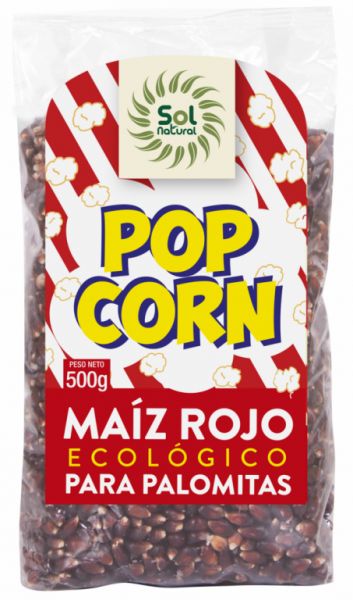 MAIS ROSSO PER POPCORN BIO 500 g - Sol Natural