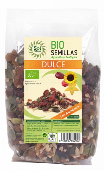 MÉLANGE DE GRAINES DOUCES BIO GOURMET 250 g