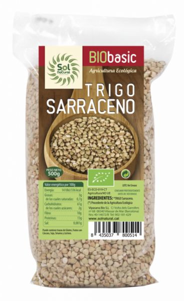 BIO buckwheat 500 grams - Sol Natural