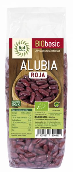 EKOLOGISK RÖD BÖNA 500 g - Sol Natural