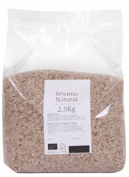 BIOLOGISCHE NATUURLIJKE SESAM 2,5 kg - Sol Natural