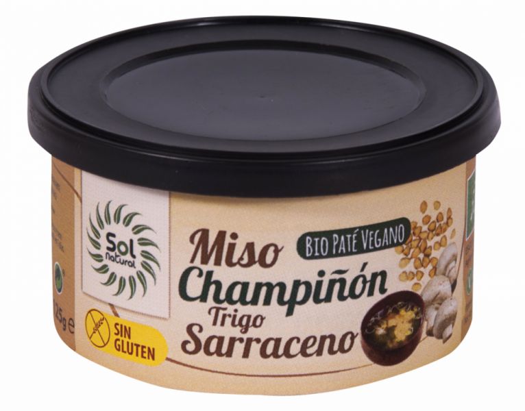 BIO buckwheat miso mushroom pâté 125 grams