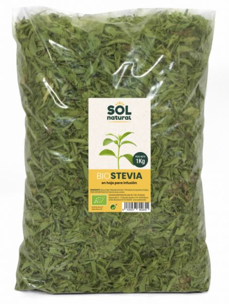 BIO STEVIA A GRANEL FOLHAS 1 Kg - Sol Natural