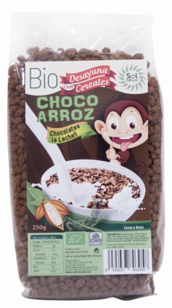 ARROZ BIO CHOCO 250 g - Sol Natural