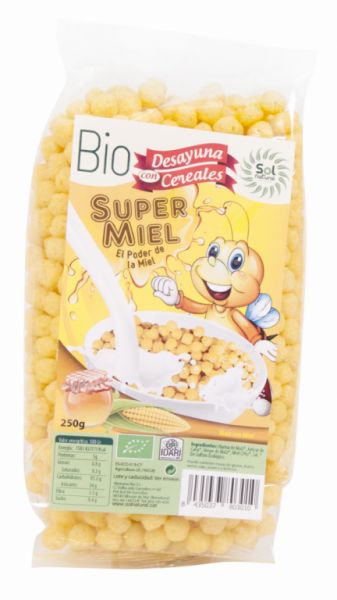 BIO SUPER HONIG MAISKUGELN 250 g - Sol Natural