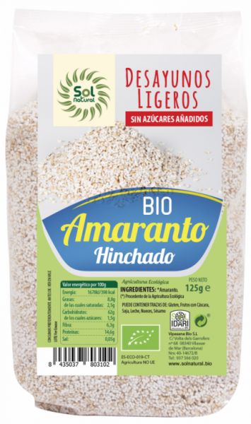 AMARANT INFLAT BIO 125 g - Sol Natural