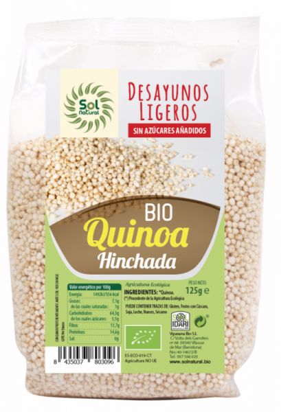 BIO gepuffte Quinoa 125 g - Sol Natural