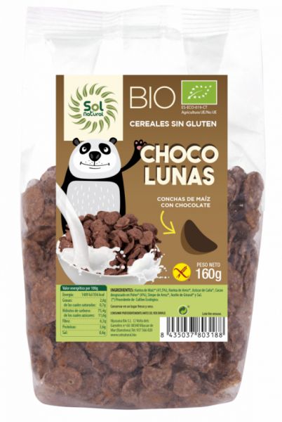 LUNE DI CIOCCOLATO SENZA GLUTINE BIO 160 g