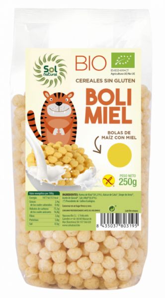 BOLI DI MIELE DI MAIS SENZA GLUTINE BIO 250 g