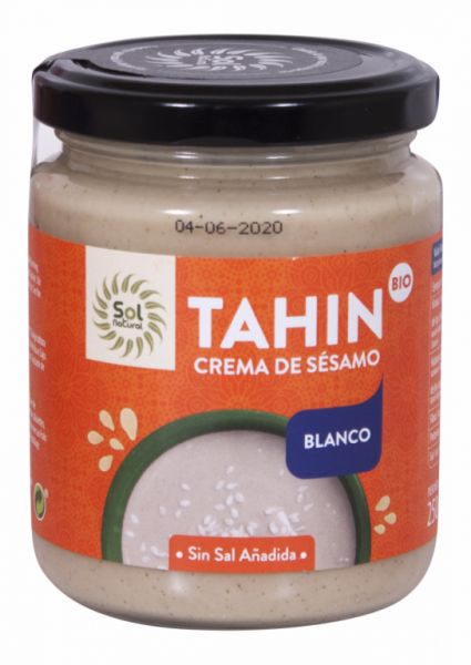 BIOLOGISCHE KLEINE WITTE TAHIN 250 g - Sol Natural