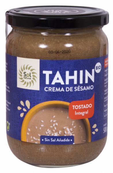 GRAND TAHIN GRILLÉ BIO 500 g - Sol Natural