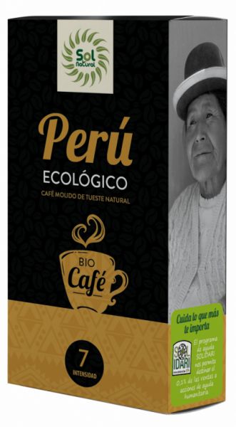 BIO PERU GROUND COFFEE 250 g - Sol Natural