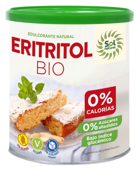 Flacone di eritritolo da 300 gr - Sol Natural