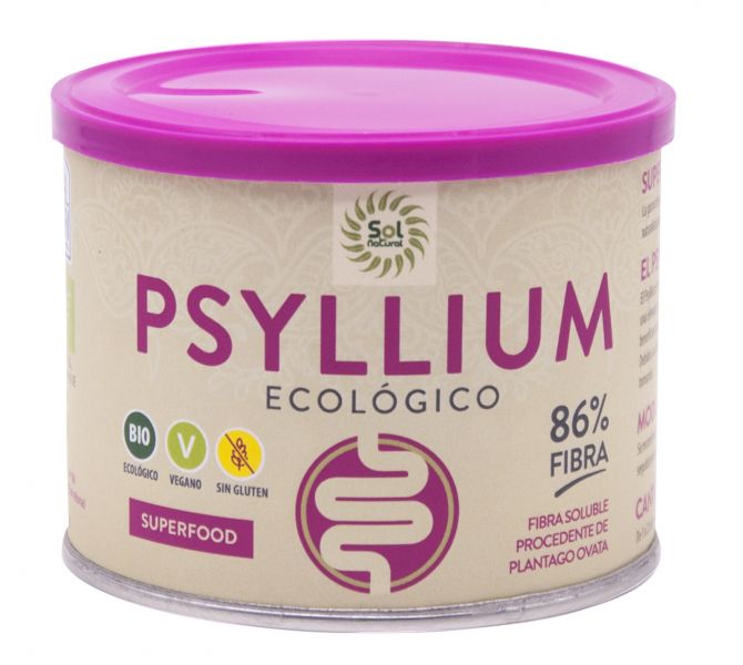 EKOLOGISKT PSYLLIUMPULVER 200 g - Sol Natural