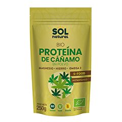 Buy Sol Natural Organic Hemp Protein 250 gr By 8,99€