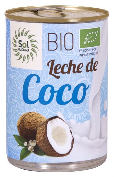 LEITE DE COCO PARA COZINHA BIO 400 ML LATA