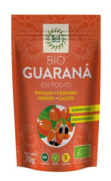 GUARANA EM PÓ ORGÂNICO 70 g - Sol Natural