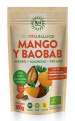 Acheter Sol Natural VITAL BALANCE BIO MANGUE ET BAOBAB 360 g Par 9,50€