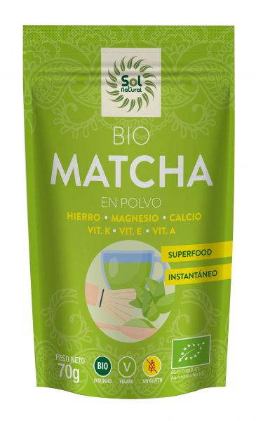 BIO matcha pulver 70g - Sol Natural