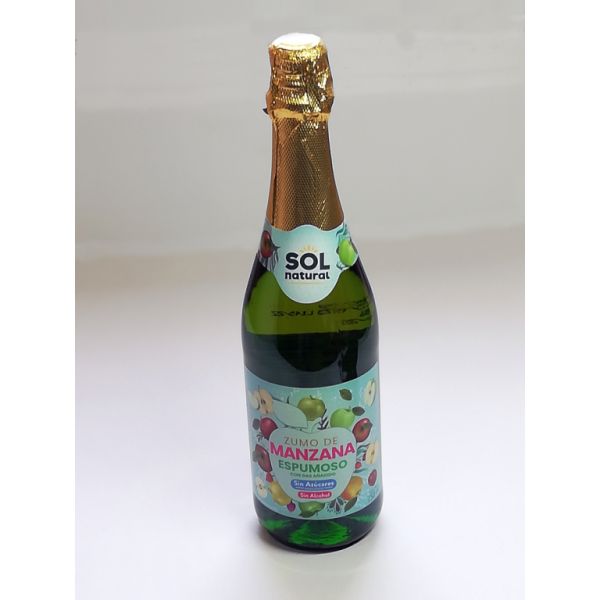 Mela frizzante senza alcool 750 ml (imita una bottiglia di champagne) Img 2