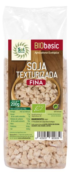 BIO FEIN STRUKTURIERTES SOJA 200 g - Sol Natural