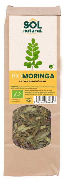 MORINGA EN HOJA PARA INFUSION 40 gr BIO