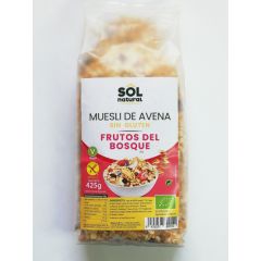 Kopen Sol Natural BIOLOGISCHE BOSVRUCHTEN HAVERMOUT MUESLI GLUTENVRIJ 425 g Door 5,75€