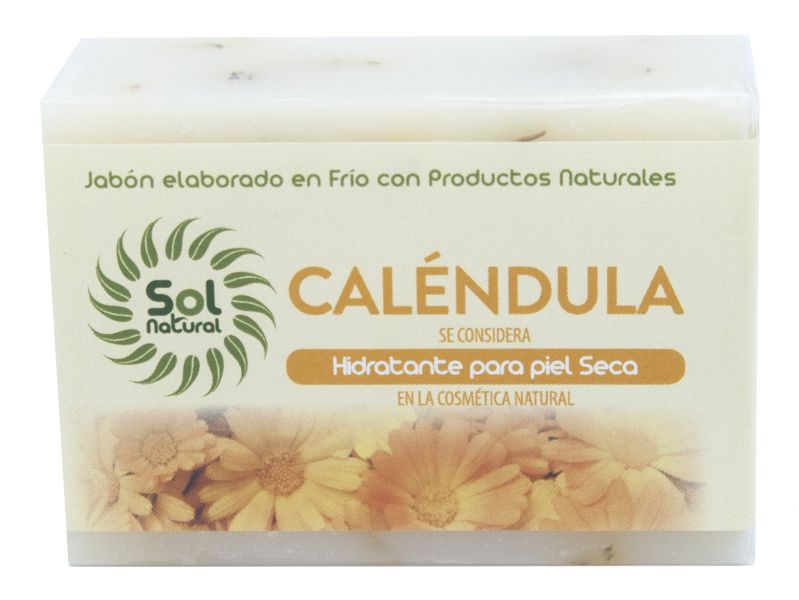 JABON NATURAL DE CALENDULA 100 g - Sol Natural