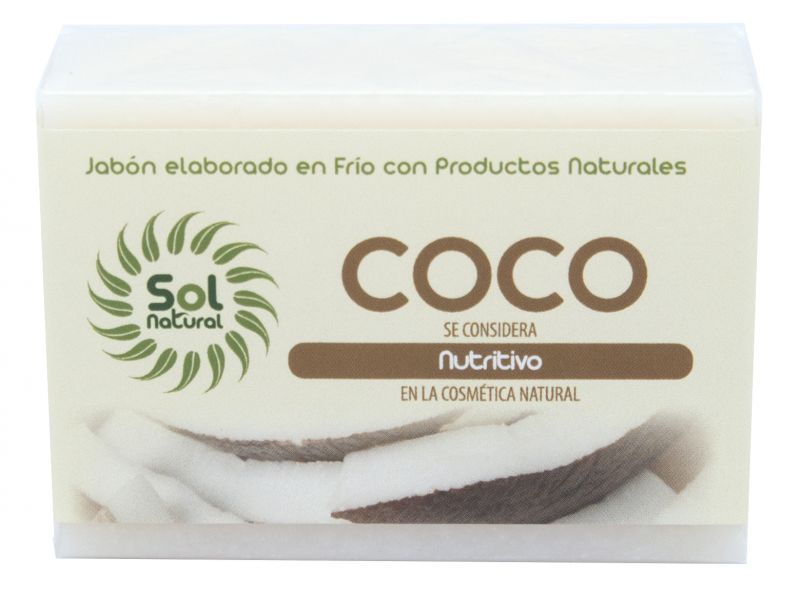 JABON NATURAL DE COCO 100 g - Sol Natural