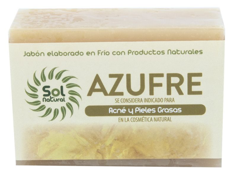 JABON NATURAL DE AZUFRE 100 g - Sol Natural