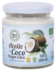 Buy Sol Natural BIO EXTRA SMALL VIRGIN COCONUT OIL 200 ml By 4,95€