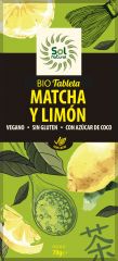 Buy Sol Natural CHOCOLATE TABLET MATCHA AND ORGANIC LEMON 70 g By 3,95€