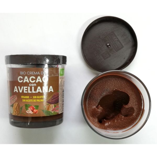 Crema al cacao biologica con nocciole 200 g Img 3