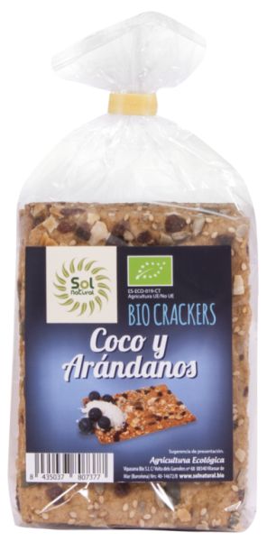 BIO CRACKER WITH BLUEBERRIES AND COCONUT 200 g