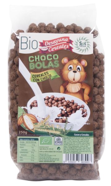 BIO SCHOKOLADE SCHOKOKUGELN 250 g - Sol Natural