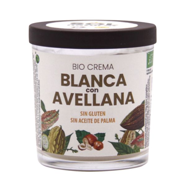 CREMA BIANCA BIO ALLE NOCCIOLE 200 g - Sol Natural