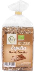 Comprar Sol Natural CRACKER ESPELTA MUESLI I LLAVORS BIO 200 g Per 4,49€