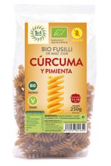 Buy Sol Natural FUSILLI CORN TURMERIC PEPPER GLUTEN FREE BIO GLUTEN 250 g By 3,99€