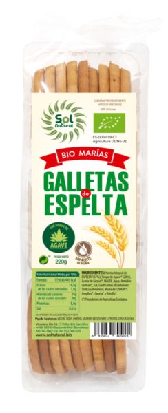 GALETES MARIA AMB SIROP AGAU BIO 220 g