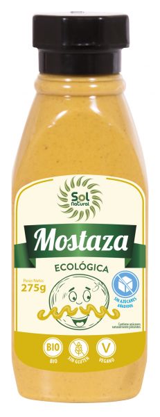 BIOLOGISCHE MOSTERD 275 g - Sol Natural