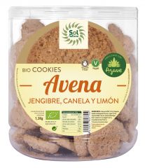 Comprar Sol Natural BISCOITOS DE AVEIA GENGIBRE-LIMÃO BIO 1300 g De De 21,84€