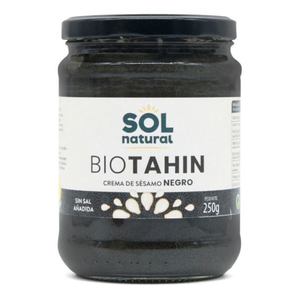 Bio-Schwarz-Tahini 250 g - Sol Natural