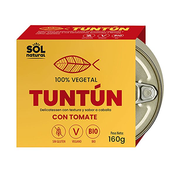 Cavala Vegana Tuntún com Tomate 160 g BIO