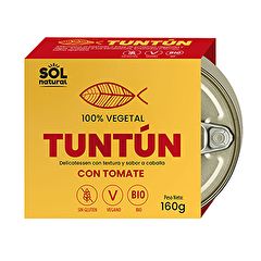 Comprar Sol Natural Cavala Vegana Tuntún com Tomate 160 g BIO Por 5,59€