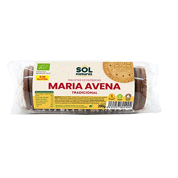 Biscotto Maria Di Avena Senza Glutine BIO 200 g