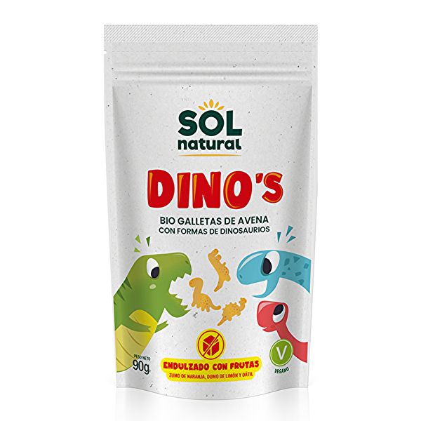 Dino's BIO Biscuits à l'Avoine et aux Fruits 90 g