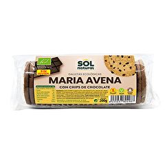 Comprar Sol Natural Biscoitos Maria de Aveia Sem Glúten com BIO Choco Chips 200 g Por 4,25€