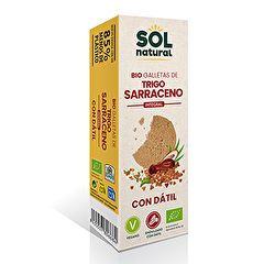 Buy Sol Natural ORGANIC BUCKWHEAT BISCUITS WITH DATES 170 g By 4,35€