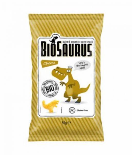 Snack mit BIO-Käsegeschmack 50 g - BIOSAURUS