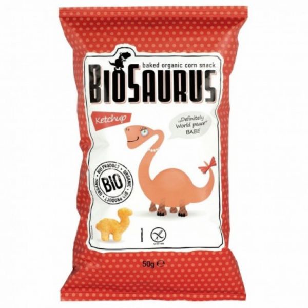 BIO Ketchup Flavored Snack 50 g - BIOSAURUS